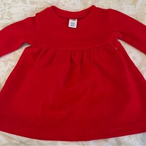 Old Navy Red Long-Sleeve Casual Dress for Girls